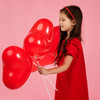 Candygirl Girls DIY Satin Covered Headbands for Women Thin Plastic Red Head Bands for crafts Valentines Christmas Gift