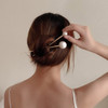 3 Pcs Pearl Hair Pins Minimalist Hair Metal Hair Stick Elegant Chignon Pins Updo Chopsticks Gold Hair Jewelry for Women
