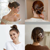 8 Pieces Acetate Hair Pins Sticks UShaped Straight Chopsticks Hairpin Hair Styling Accessories Vintage Hair Pin Fork Hai