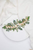 BERYUAN Green Crystal Rhinestone Hair Vine Emerald Hair Vine for Wedding Women and Girls Teardrop Green Crystal Rhinesto