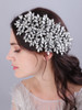 JWICOS Crystal Bride Wedding Hair Comg Bridal Hair Comb Hair Clip Flower Wedding Hair Accessories for Women and Girls Co