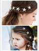 BERYUAN trendy Hairpin Starfish Hair Jewelry Star Rhinestone bobby pin Bridal Hair Pin barrette hair clip Crystal Headpi