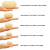 Beaute Galleria Hair Donut Bun Maker Ring Style Mesh Chignon Ballet Sock Bun Mini BeigeBlonde
