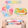 Velvet Pocket Scrunchie with Hidden Zipper 6Pack Stash Scrunchy Hair Ties for Vsco Girls Women Hair Accessories 6PACKB