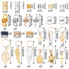 189 Pieces of Dreadlock Jewelry Beads for Hair Braids Hair Jewelry for Braids Metal and Gold Braid Rings Cuffs and Clips