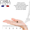 Camila Paris AD1156 French Hair Clip for Women Set of 6 Extra Small Girls Hair Claw Clips Jaw Fashion Durable Styling Ha