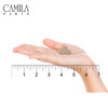 Camila Paris CP24012 Set of 2 French Hair Clip for Women Small Amber Antique Girls Hair Claw Clips Jaw Fashion Durable a