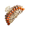 Numblartd Vintage Chic Large Size Fancy Hair Claw Jaw Clips Pins with Rhinestone for Thick Hair Women Chic Metal Alloy H