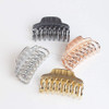 Numblartd Fashion Vintage Metal Alloy Large Hair Jaw Clips Hair Clamp Women Hair Updo Grip Hair Claw Shark Clip Hair Acc