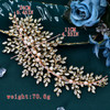 AMORARSI Crystal Wedding Hair Comb Bridal Hair Accessories Pearl and Rhinestone Bridal Side Combs for Women and Girls Go