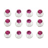 canjoyn 24 Pcs Bridal Gem Spin Hair Pins Swirl Hair Twists Coils Wedding Spiral Twist Hairpins Shiny Rhinestone Crystal