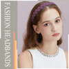 Springtime 12pcs Hard Headbands with Teeth for Girls Women Thin Plastic Hair Headbands for Teens Lady