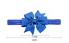 2pcSet Baby Girls Grosgrain Ribbon Hairband Set Ribbon Bows Hair Tie Headband JB10 10Navy Blue