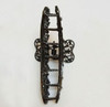 Numblartd Fashion Retro Black Metal Alloy Rhinestone Fancy Hair Claw Jaw Clips Pins Chic Vintage Hair Catch Barrette Hai