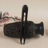 1Pcs Hair Stick U Shape Handmade Wooden Hair Sticks Vintage Style Ebony Wood Hair Fork Hair Pin for Banquet Vacation Eve