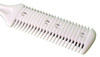 ALAZCO Combo Set White Plastic Personal Double Edge Razor Comb Hair Beard Bikini Trimmer and Mini 3Razor Black Plastic M