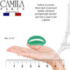 Camila Paris CP3079 French Hair Clip for Women Green Girls Hair Claw Clip Jaw Fashion Durable and Styling Hair Accessori