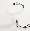 Nicedmm 2 Pcs Fashion Double Layer Hair Rope Artificial Pearl Snowflakes Headband Flowers Hair Ornaments Hair Bands Head