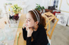 Nicedmm 2 Pcs Fashion Double Layer Hair Rope Artificial Pearl Snowflakes Headband Flowers Hair Ornaments Hair Bands Head