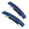 Camila Paris CP2956 French Hair Barrette Clip for Girls Set of 2 Rubberized Metal Clasp Strong Hold Grip Hair Clips for