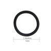 20 PCS Thick Seamless Hair Ties for Curly Heavy and Long Hair Brown Hair Elastics for Women Men and Girls Big Pony tails