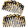 Camila Paris CP3140 French Hair Side Comb Small Handmade Tokio French Twist Hair Combs Decorative Strong Hold Hair Clips