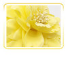Hair Flower Clips Brooch Boutique Hair Accessories Bohemia Hairpins for Women Girls Yellow 1 Count Pack of 1