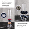 Coward 2 PcsSet Clear Acrylic Scrunchie Holder Hair Band Organizer Hair Ties Display Stand for Girls Women Acrylic 86 in