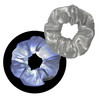 Light Up LED Scrunchie Silver 1pc