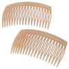 Camila Paris CP3134 French Hair Side Comb Small Curved Beige French Twist Hair Combs Decorative Strong Hold Hair Clips f