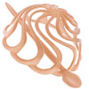 Camila Paris CP2891 French Hair Bun Clip Maker Cover Cap Holder Beige Round Dome Bun Hair Clip for Women Hair Updo Styli