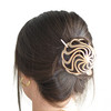 Camila Paris CP2891 French Hair Bun Clip Maker Cover Cap Holder Beige Round Dome Bun Hair Clip for Women Hair Updo Styli