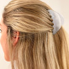 Camila Paris CP2555 French Hair Clip for Women for Thick Hair for Long Curly Wavy Hair White Girls Hair Claw Clips Jaw S