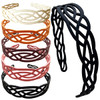 Springtime 6pcs Wide Plastic Headbands for Women Fashion Hair bands with Teeth for Girls Thick Hair Hoops Hair Accessori