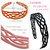 Springtime 6pcs Wide Plastic Headbands for Women Fashion Hair bands with Teeth for Girls Thick Hair Hoops Hair Accessori