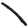 Camila Paris CP2851 French Hair Barrette Large Black Long Skinny Strong Hold Grip Hair Clips for Women Thin Rubberized A
