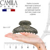 Camila Paris CP3037 French Hair Clip for Women Thick Hair for Long Curly Wavy Hair Handmade Opera Girls Hair Claw Clips