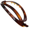Camila Paris CP2315 French Hair Barrette Clip Flexible Ponytail Holder No Metal Parts Strong Hold Grip Hair Clips for Wo