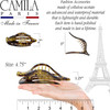 Camila Paris CP2383 French Hair Clips Large Side Slide Hair Clips for Long Curly Wavy Hair Strong Hold No Slip Grip Girl