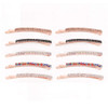 Womens Hair Clip 10pcs Rhinestone Bobby Pins Metal Crystal Hair Pin Hair Decoration for Lady Girls Brides