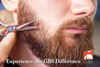 GBS Set of 2 Leather Pouch Scissors Black