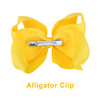 DEEKA 16 PCS 4 Handmade Hair Bow Grosgrain Ribbon Solid Color Hair Bow Alligator Clips Hair Accessories for Little Teen