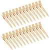 24 Packs Duck Bill Clips Bantoye 275 Inches Rustproof Metal Alligator Curl Clips with Holes for Hair Styling Hair Colori