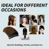 3 Pieces Hair Bun Invisible False Hair Clips Styling Insert Tool for Volume Fluffy Princess Hair Lift Updos with Hair Pa