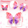 Boao 18 Pieces Glitter Butterfly Hair Clips for Girls Teens Women Hair Accessories Dreamy Style