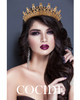 COCIDE Gold Tiara for Women Crystal Crown for Women Rhinestones Queen Hair Accessories for Bride Wedding Birthday Party