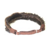 BOBIYA Wide Fishtail Headband for Women Synthetic Hair Plaited Braids Elastic Stretch Fishtail Headband Dark Brown