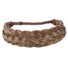 DIGUAN 5 Strands Synthetic Hair Braided Headband Classic Chunky Wide Plaited Braids Elastic Stretch Hairpiece Women Girl