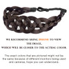 DIGUAN Hollow out Synthetic Hair Braided Headband Hairpiece Women Girl Beauty accessory for Women Brunette Brown