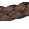DIGUAN Synthetic Hair Braided Headband Wide Plaited Braids Hairpiece Women Girl Beauty accessory 55g Dark Medium Brown